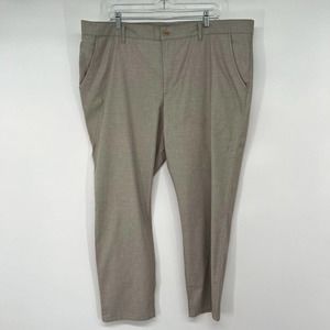 Alberto Regular Fit Lou-J Smart Chino Pants Men's Sz 42 Beige Stretch Comfort
